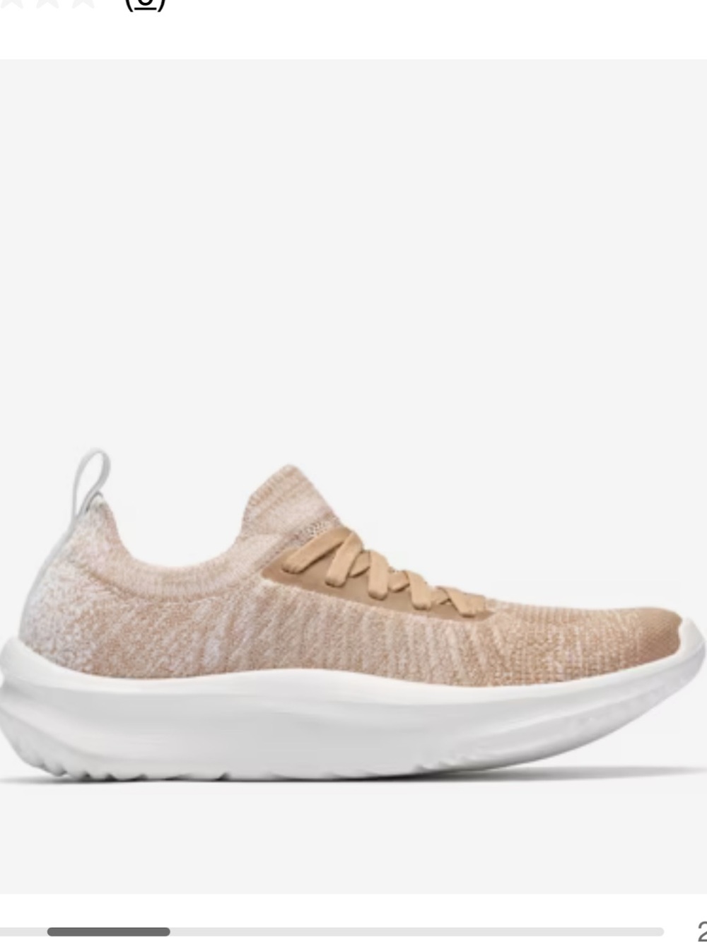 Clarks Solevana Sneaker size 8 in Sand color